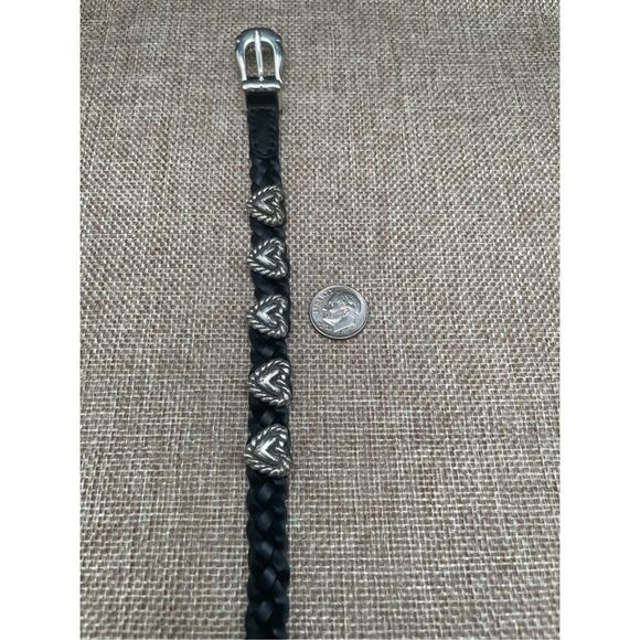 Brighton BANDITS Roped Heart Braid Bandit Bracelet STYLE 07475A Black - Picture 7 of 15